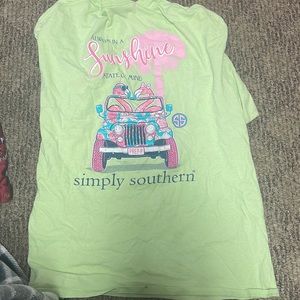 Lime green jeep simply southern!